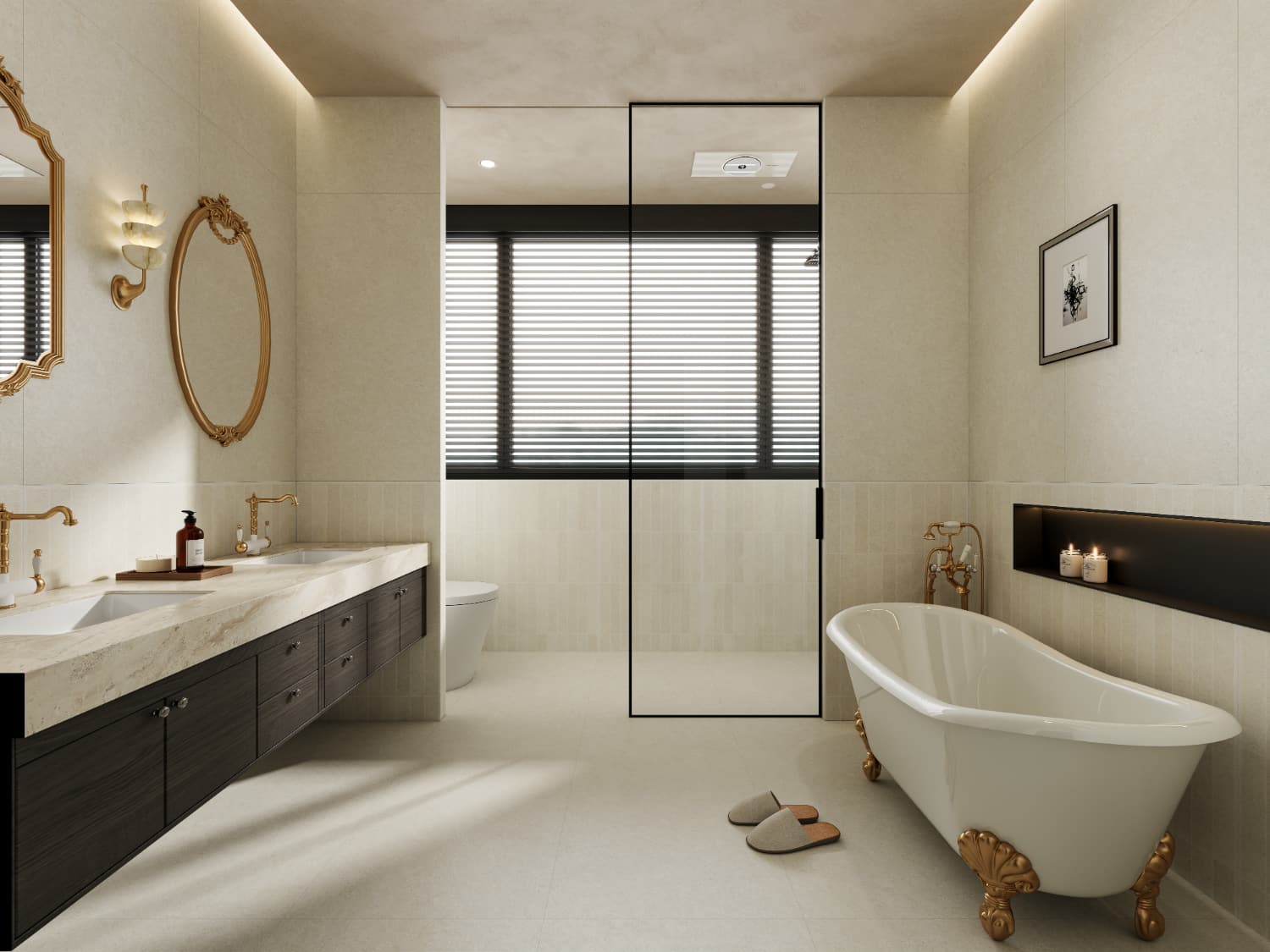 萊姆石·淺黃效果圖