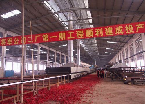 將軍企業拋光磚生產線點火投產
(圖4)